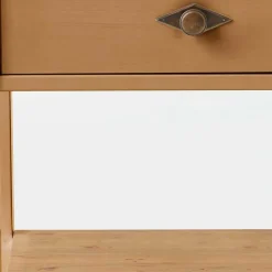 58x79x35 Landhaus Tisch Kommode mit zwei Schubladen - Eshelas