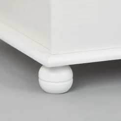 89x53x47 Landhaus Truhe in Weiß - Vaslui