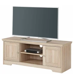 120x45x40 Landhaus TV Element in Eiche Holzdekor - Rienva