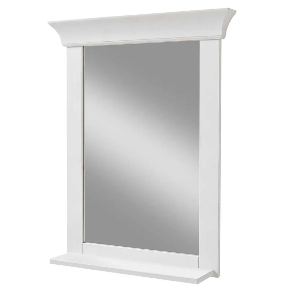 65x85x14 Landhausspiegel in Weiß - Satumare