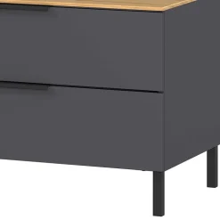 16x47x47 Lowboard mit zwei Schubladen & Klappe - Lurys I