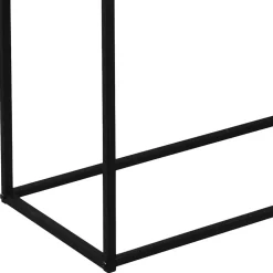 80x80x27 Metall Regal ohne Rückwand in Schwarz - Daana