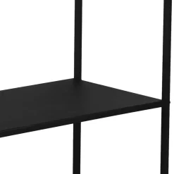 80x80x27 Metall Regal ohne Rückwand in Schwarz - Daana