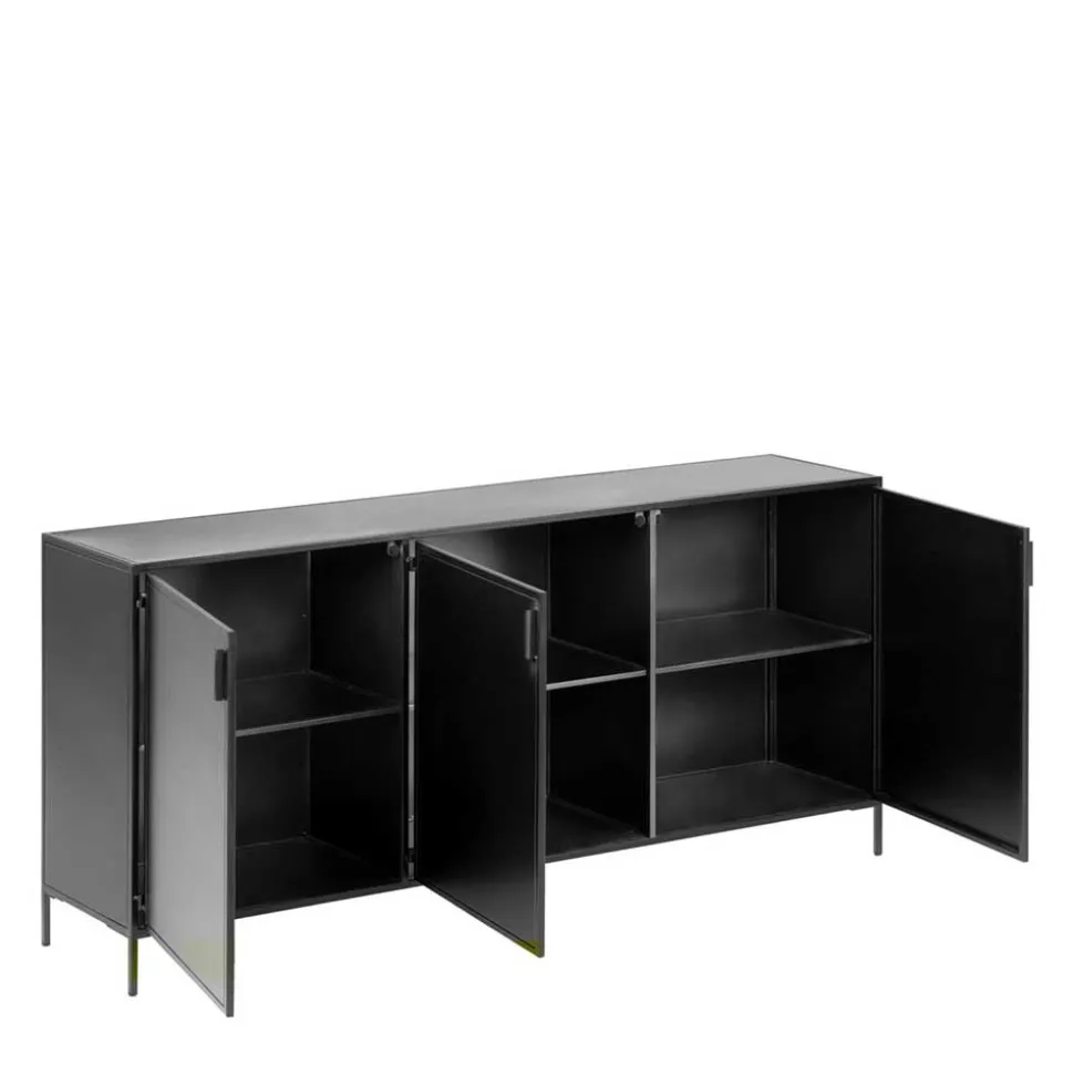 160x72x35 Metall Sideboard mit drei Türen - Magde