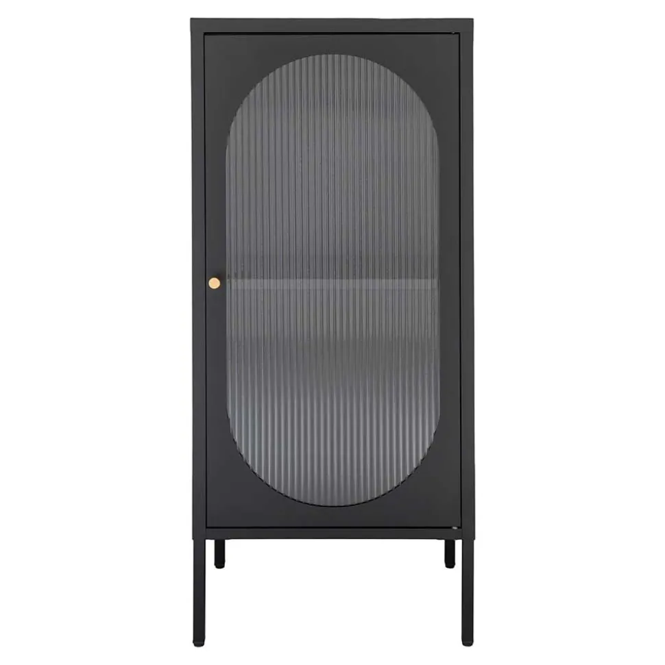 50x110x35 Metallschrank mit Glastür modern - Gabadoza