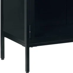 110x140x40 Metallschrank mit Glastüren - Butoaie