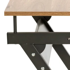 60x75x49 Mobiler Computertisch in Eiche Optik - Matanzas