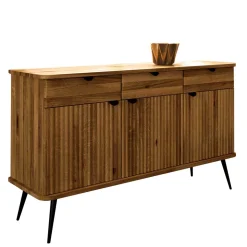 144x87x46 Moderne Anrichte aus Massivholz & Stahl - Casarius