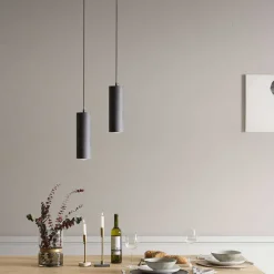 10x30x10 Moderne Hängeleuchte in Grau - Vattaru