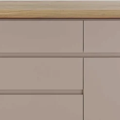 150x86x40 Moderne Kombi-Kommode in Taupe - Anja