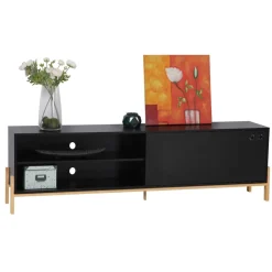 185x54x34 Moderner TV Unterschrank mit Schiebetür - Penanza