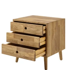 42x45x35 Nachtkommode aus Eiche massiv - Kopiana