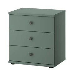 50x57x36 Nachtkommode in Graugrün - Rajavo