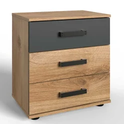 52x58x38 Nachtkommode in Plankeneiche Optik - Enegal