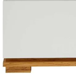 48x59x40 Nachtkommode in Weiß & Eiche - Sennpa