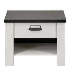 60x46x39 Nachtkommode mit Fach und Schublade - Tramos