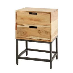 40x60x30 Nachtkommode mit Metallgestell - Babra