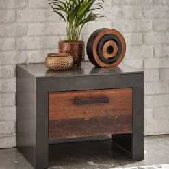 55x45x43 Nachtkommode mit Wangengestell - Timuras