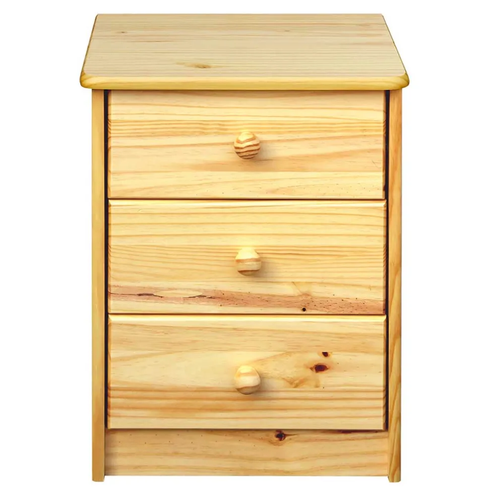 43x57x35 Nachtschrank mit drei Schubladen - Kascanu