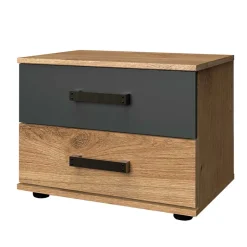 52x40x38 Nachtschrank mit zwei Schubladen - Enegal