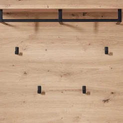 80x118x30 Paneel Garderobe in Wildeiche Optik - Kuetra