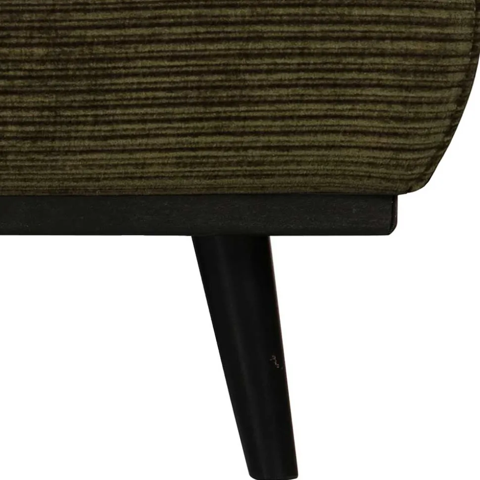 80x40x55 Polsterhocker in Dunkelgrün - Pleano