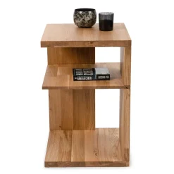 40x60x40 Regal Beistelltisch aus Massivholz - Cariba