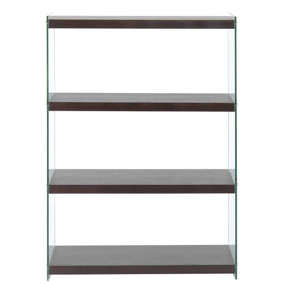 83x113x30 Regal in Walnussfarben MDF - Ucera