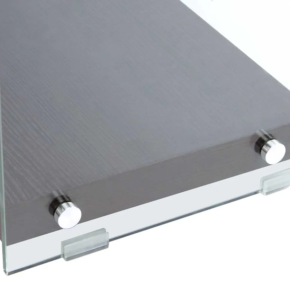 83x113x30 Regal in Walnussfarben MDF - Ucera