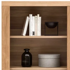 70x141x40 Regal mit Türfach in Eiche - Nelenia