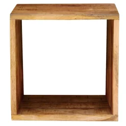 44x44x33 Regalwürfel aus Akazie Massivholz - Lindos