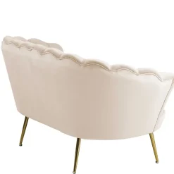 136x78x76 Retro Sofa im Muschel Design - Abboras