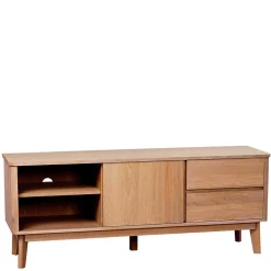 152x60x42 Retro TV Lowboard in Eiche - Adunia