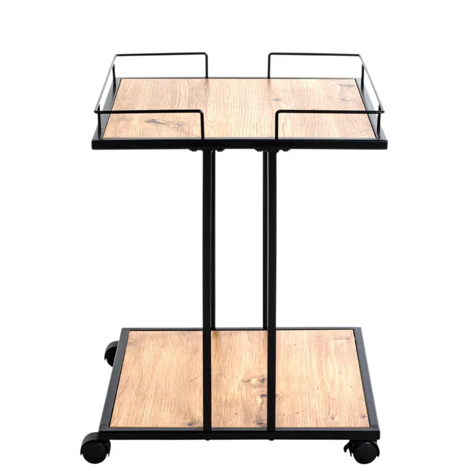 45x60x45 Rollbarer Beistelltisch quadratisch - Jonida