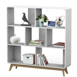 122x126x29 Scandi Regal mit abgerundeten Ecken - Kolreva