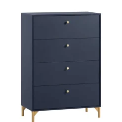 80x117x40 Schlafzimmer Hochkommode elegant - Inbano