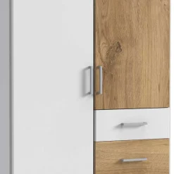 91x199x58 Schlafzimmerschrank mit Metallgriffen - Calassina