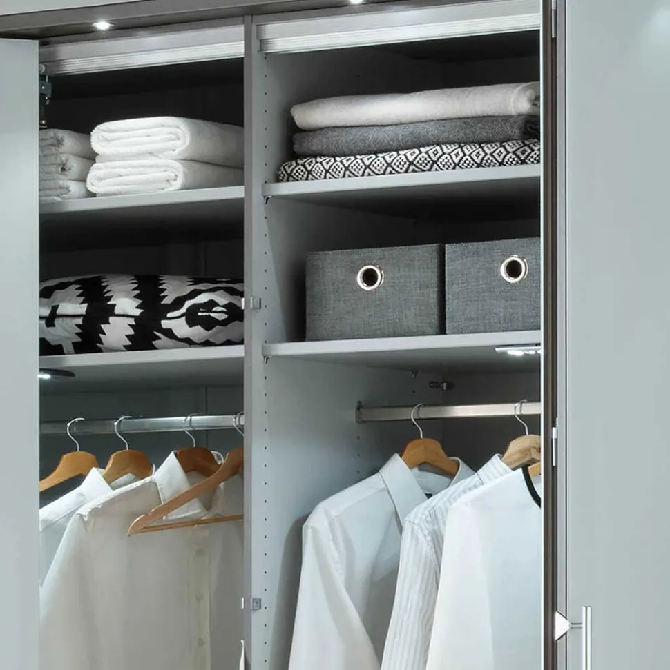 307x240x58 Schlafzimmerschrank mit Falttüren - Audra