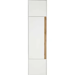 50x200x40 Schrank in Weiß und Wildeiche NB - Nonessia