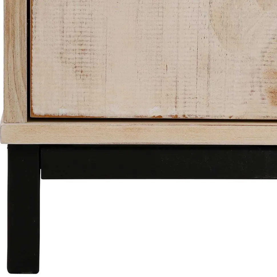 110x140x39 Schrank mit 3 Türen & 3 Fächern - Pseino