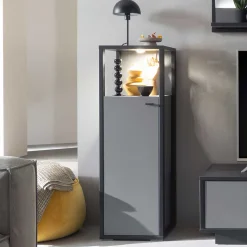 40x121x37 Schrank mit Fach und Tür - Ridona