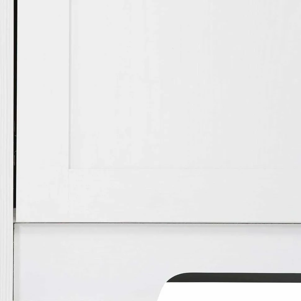 81x116x39 Schreibschrank Sekretär in Weiß - Akedra