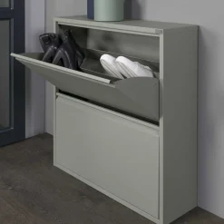 75x75x13 Schuhkipper aus Stahl in Graugrün - Laci