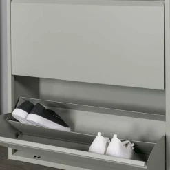 75x75x13 Schuhkipper aus Stahl in Graugrün - Laci