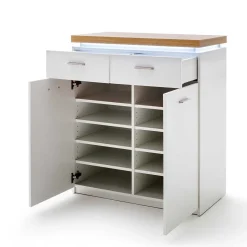 85x98x44 Schuhkommode mit 8 Einlegeböden - Nusenia