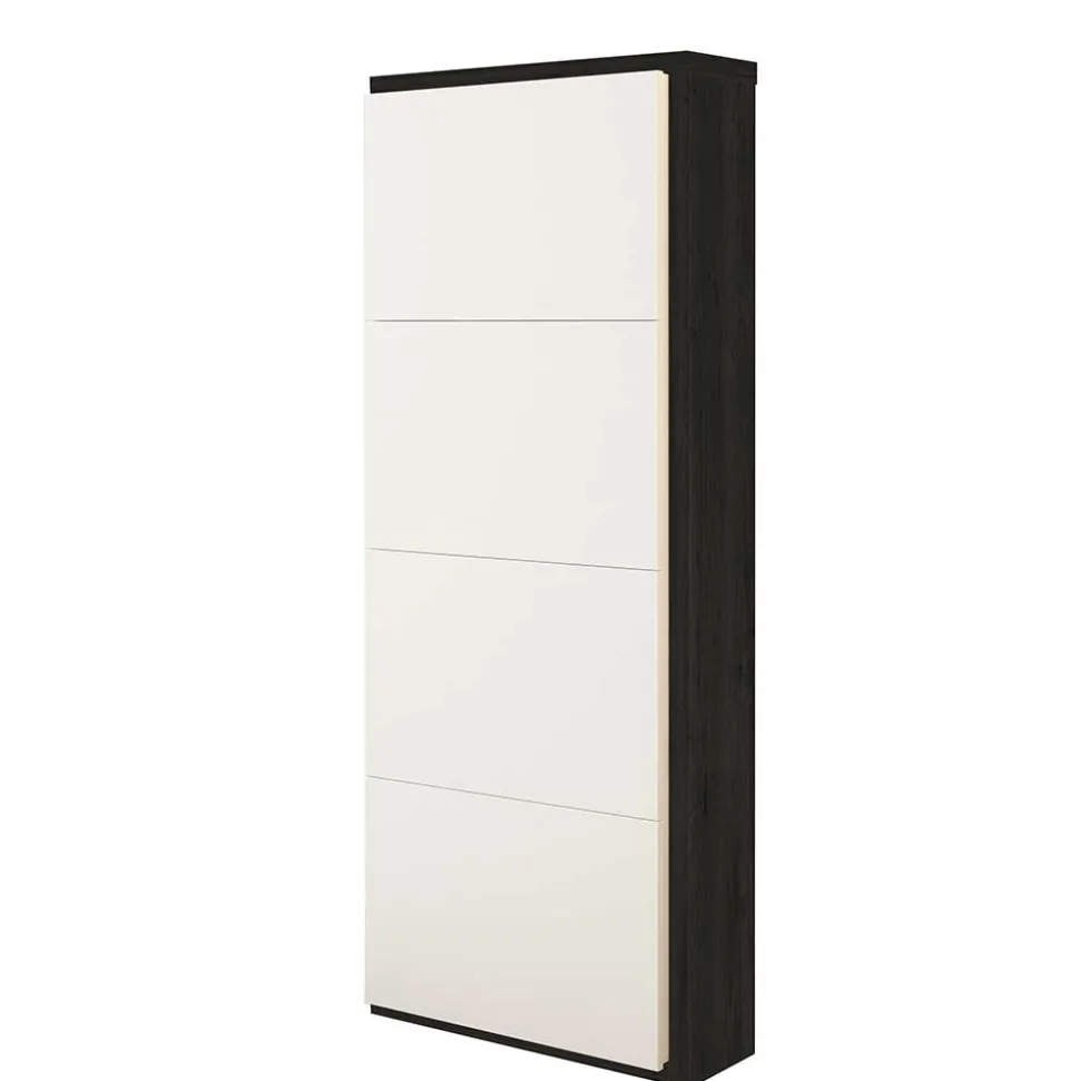 60x154x37 Schuhschrank mit 4 Schuhwalzen - Abapo