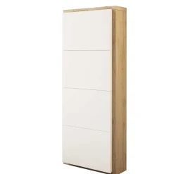 60x154x27 Schuhschrank mit vier Klappfächern - Cernal