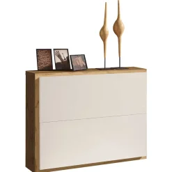 106x83x27 Schuhschrank mit zwei Schuhklappen - Sua