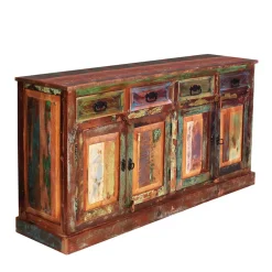 160x80x40 Shabby Chic Sideboard auf Sockel - Jamaica