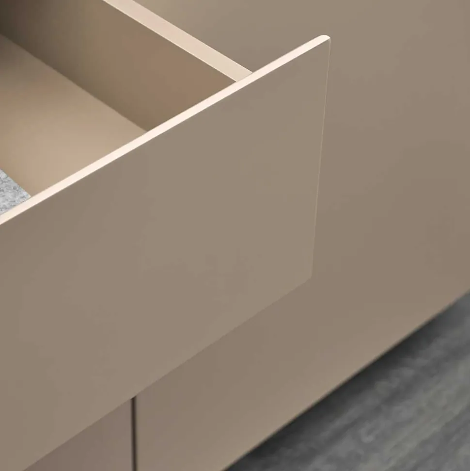 200x86x40 Sideboard Anrichte in Taupe & Akazie - Anja